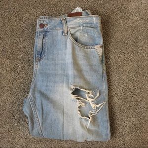 Destroyed Zara jeans
